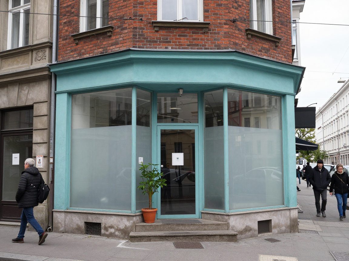 Ground-floor entrance on Lerchenfelder Straße